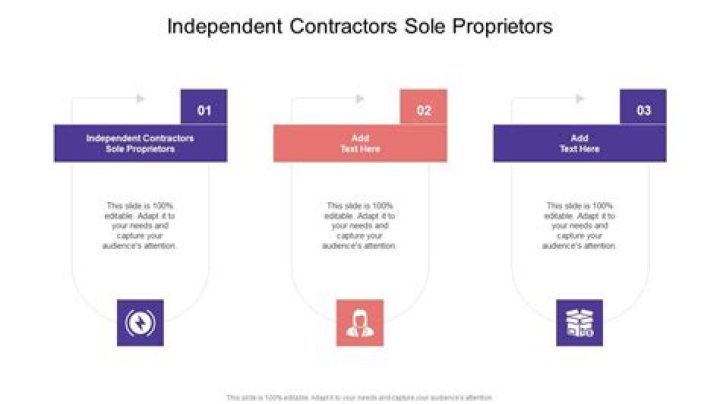 Are all independent contractors sole proprietors?