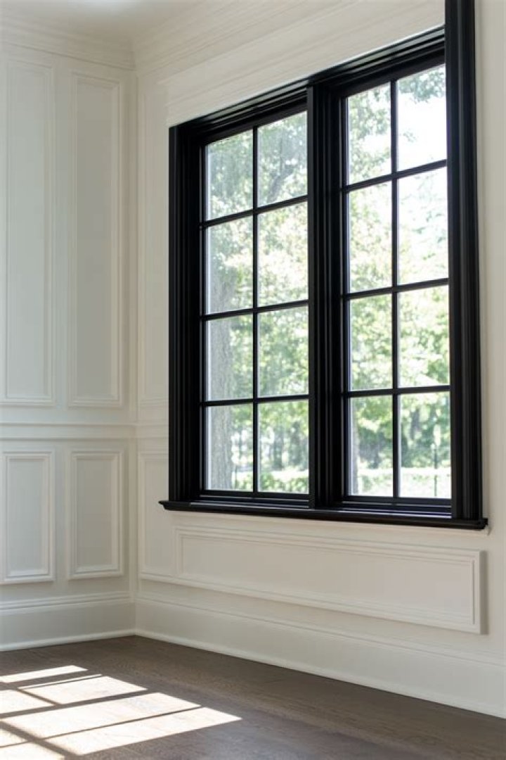 Are black interior windows a fad?