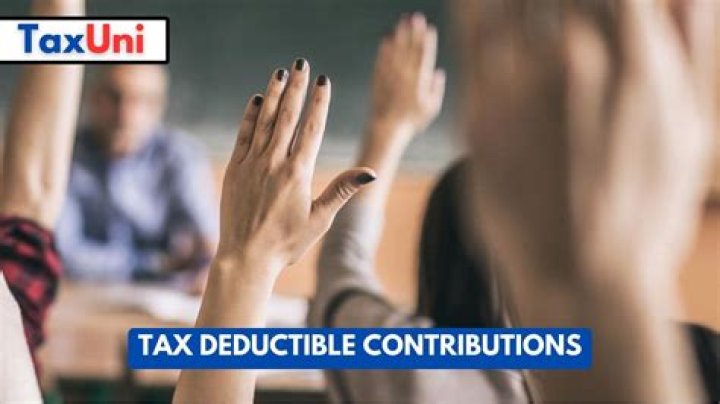 Are contributions to candidates tax-deductible?