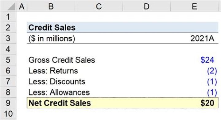 Are credit sales on account?