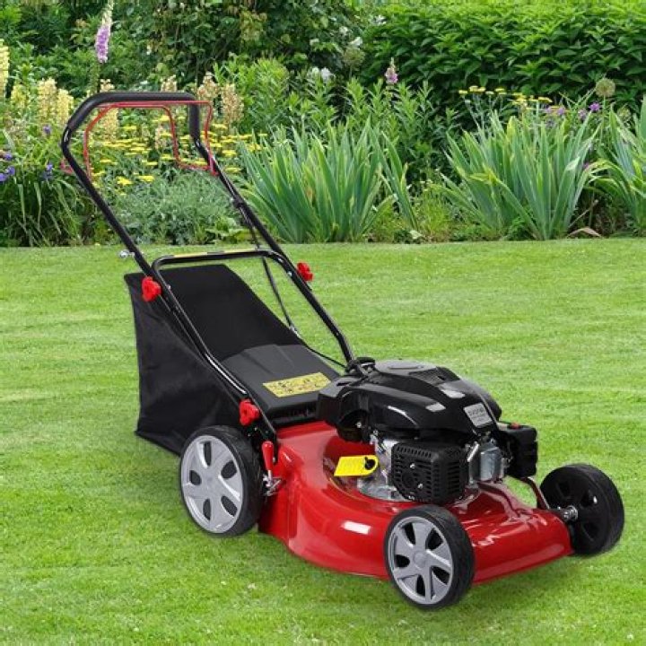 Are gas lawn mowers banned in California?