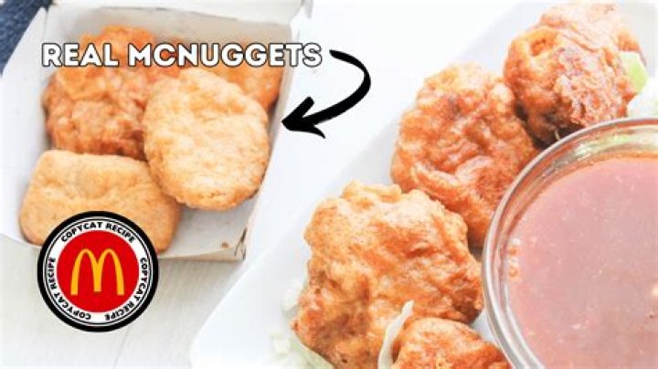 Are mcdonalds nuggets real chicken?