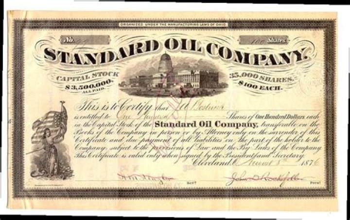 Are old oil stock certificates worth anything?