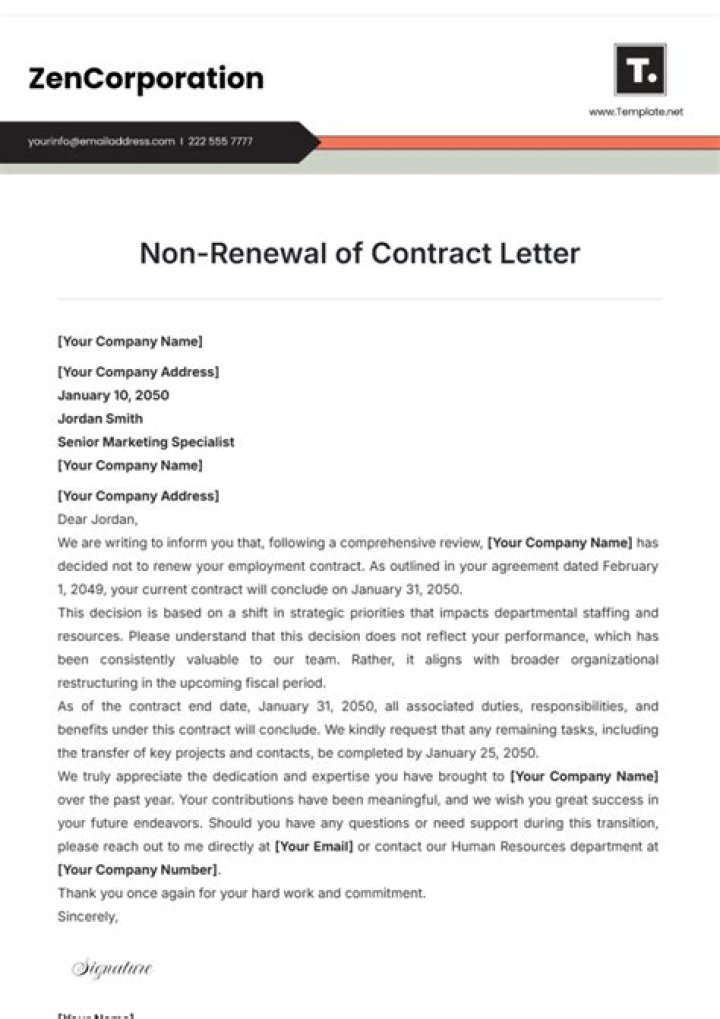 Can a company give you a new contract?