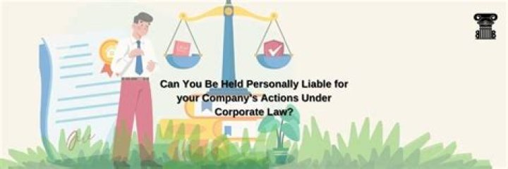 Can a corporate officer be held personally liable?