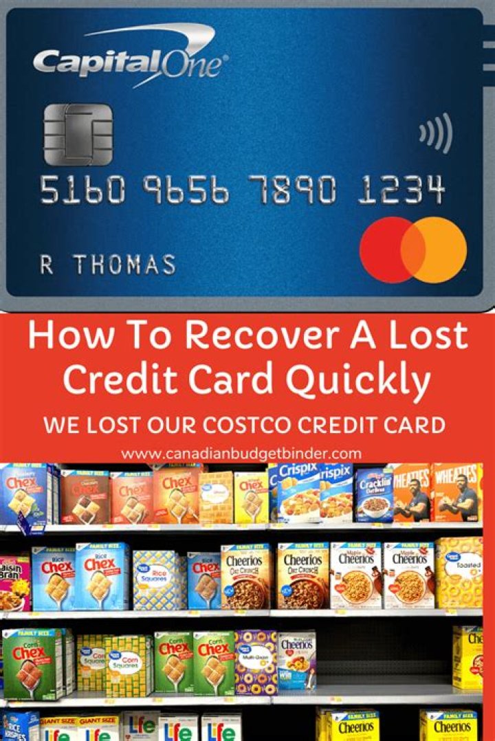 Can a lost credit card be tracked?