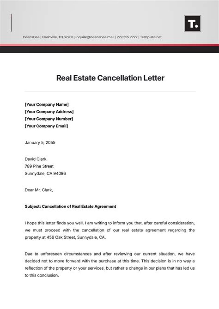 Can a Realtor cancel a listing agreement?