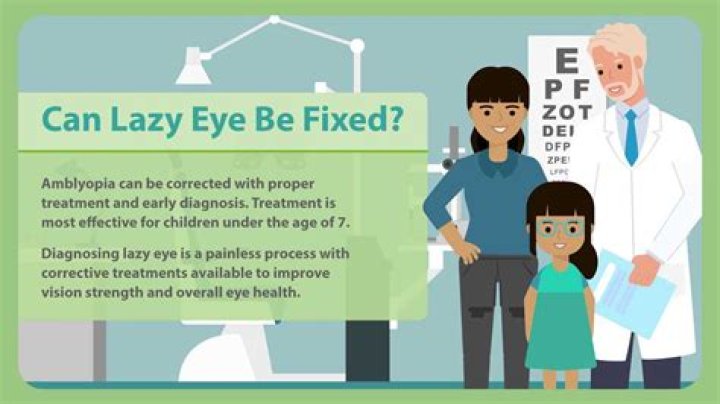 Can a toddler grow out of lazy eye?