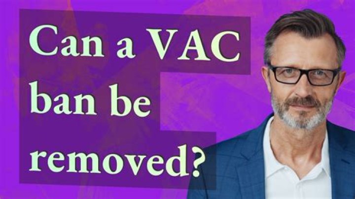 Can a VAC ban be removed?
