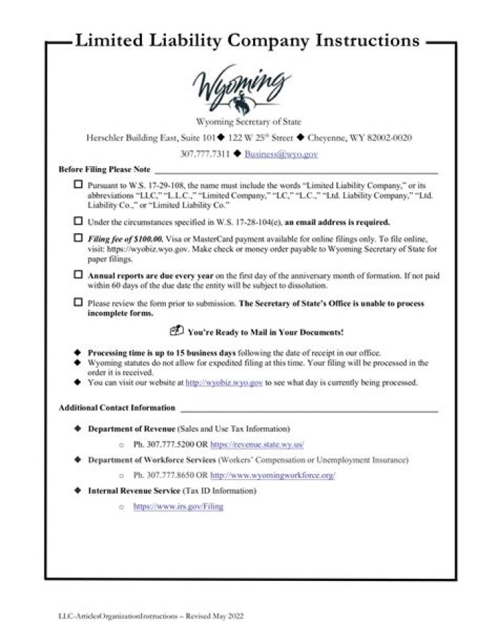 Can a Wyoming LLC be used as a holding company?