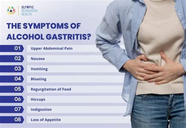Can alcohol gastritis go away on its own?