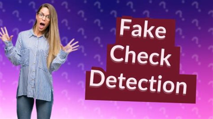 Can an ATM detect a fake check?