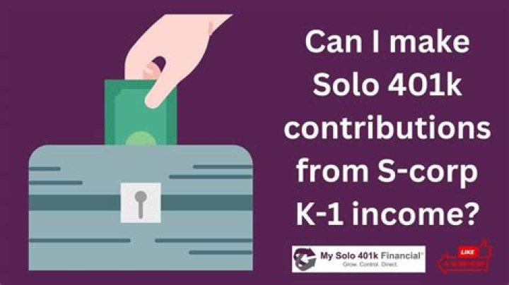 Can an S Corp have a Solo 401k?