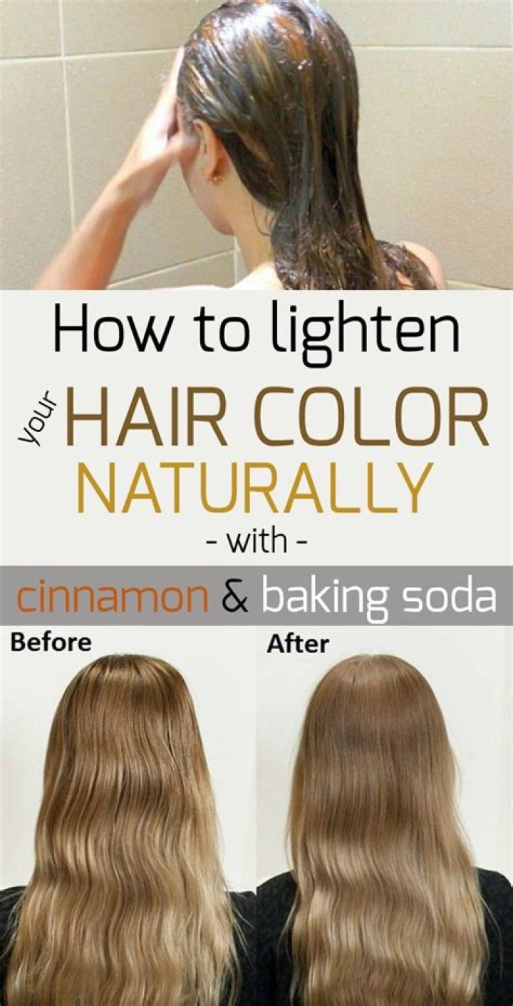 Can baking soda lighten hair?