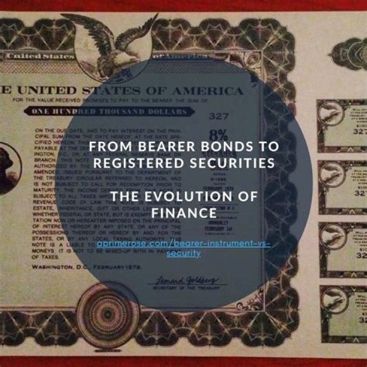 Can bearer bonds be cashed by anyone?