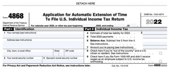 Can Form 4868 be filed electronically?