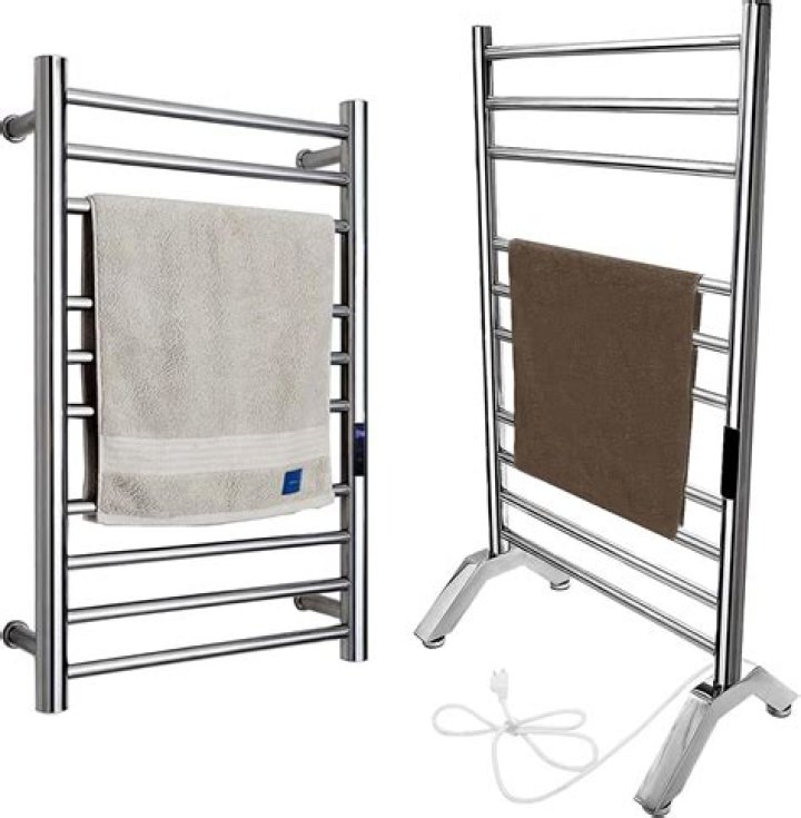 Can heated towel rails be left on?