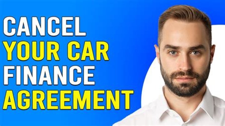 Can I cancel a car finance agreement before signing?