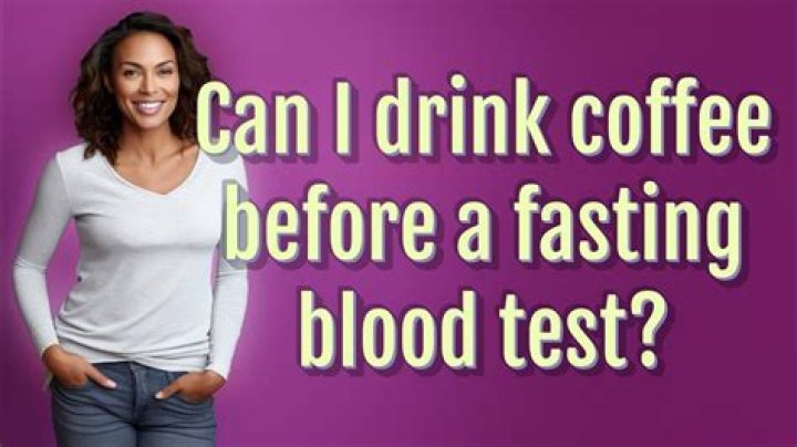 Can I drink coffee before cholesterol test?