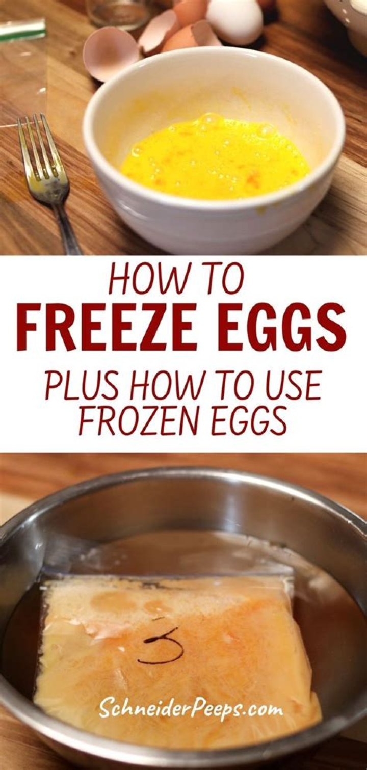 Can I freeze JUST Egg after cooking?