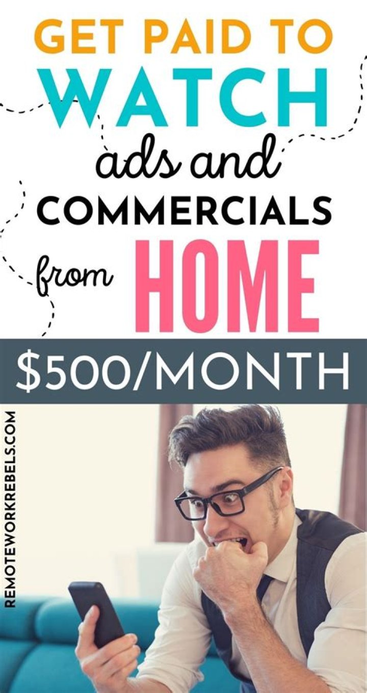 Can I get paid to watch ads?
