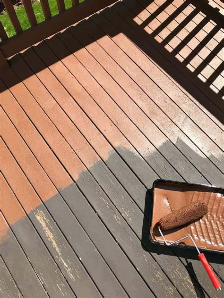 Can I paint over old deck paint?