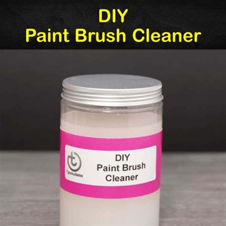 Can I pour paint brush cleaner down the drain?