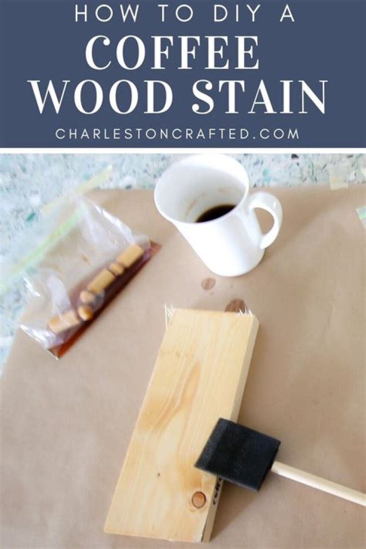 Can I stain wood with coffee?