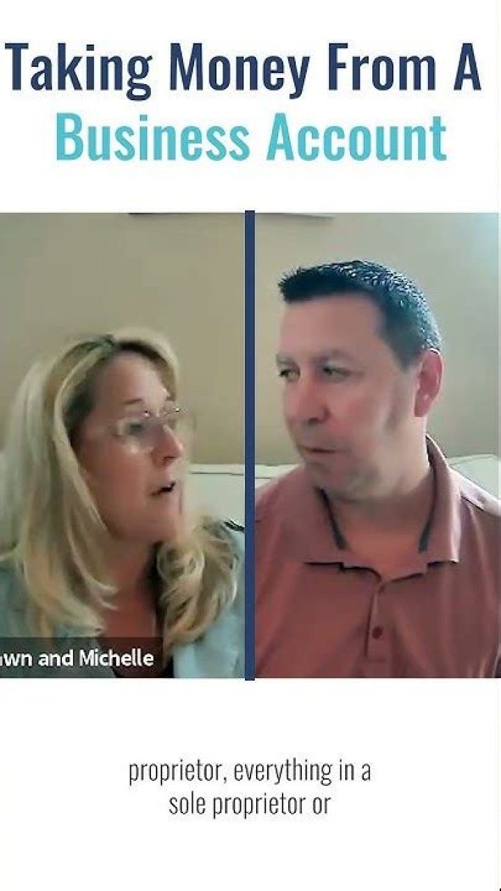 Can I take money from my business account for personal use?