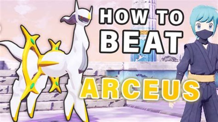 Can lucario beat Arceus?