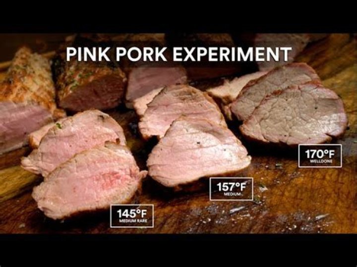 Can pork be a little bloody?