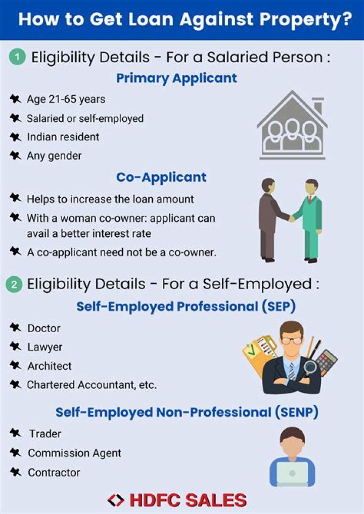 Can senior citizens get loan against property?