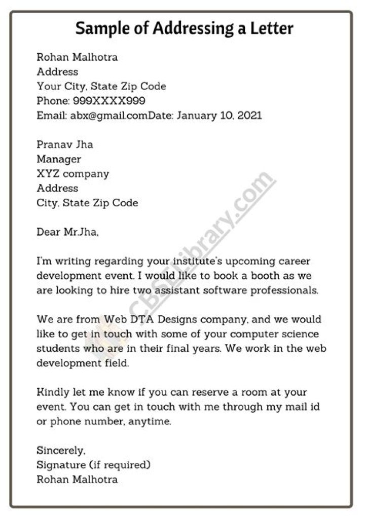 Can you address a letter Dear Sirs?