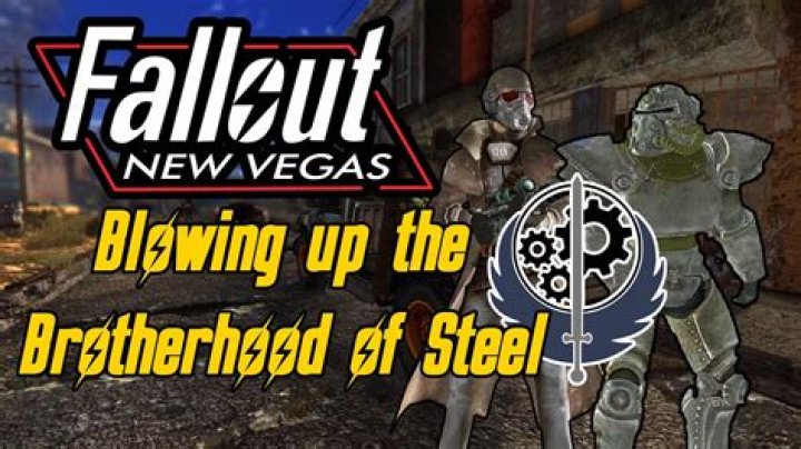 Can you beat New Vegas without destroying the brotherhood?
