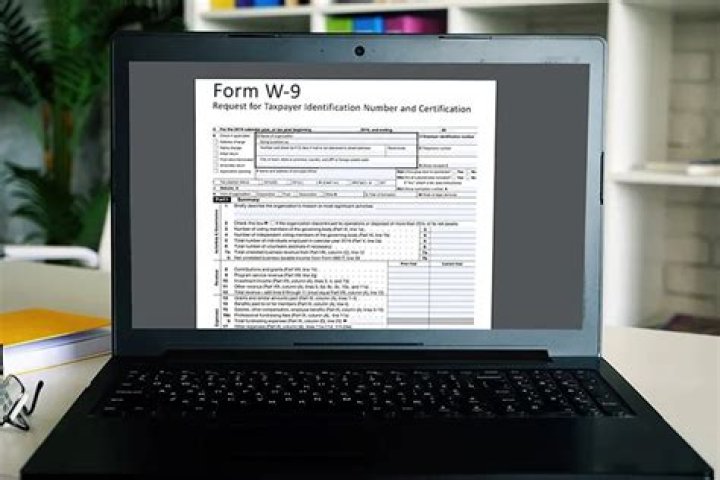 Can you fill out a W9 yourself?