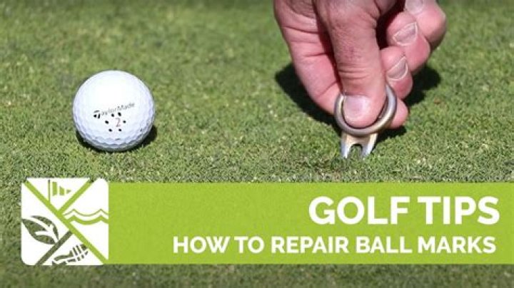 Can you fix a ball mark if you are off the green?