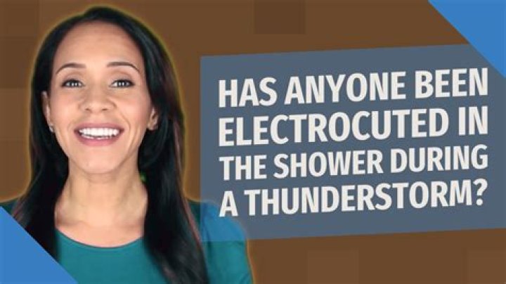 Can you get electrocuted in a shower?