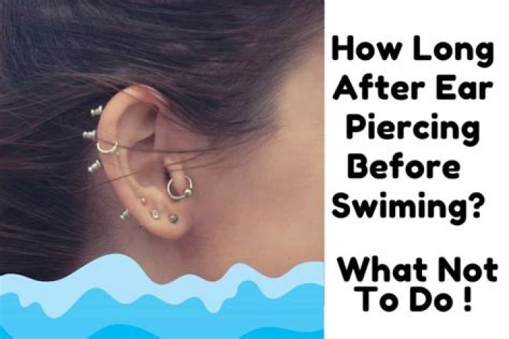 Can you go in ocean after piercing?