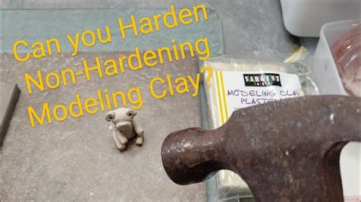 Can you harden non hardening modeling clay?