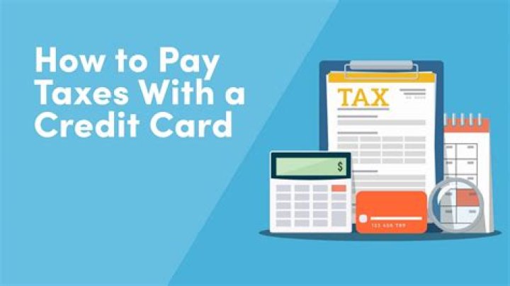 Can you pay house taxes with credit card?