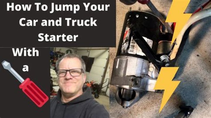 Can you really start a car with a screwdriver?