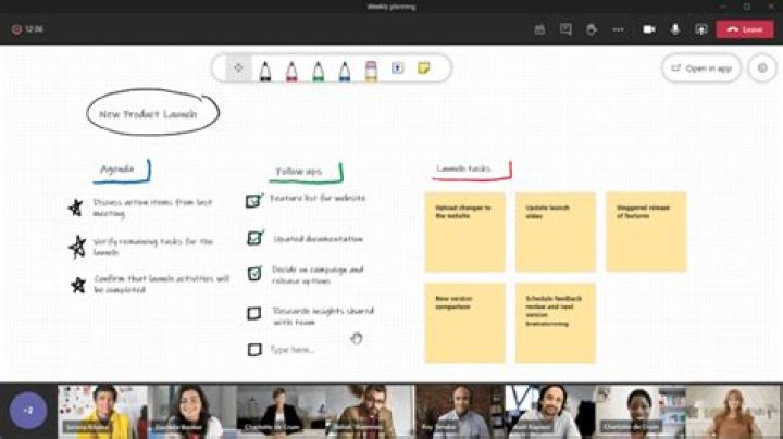 Can you set up Whiteboard in Teams before meeting?