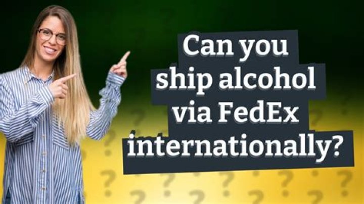 Can you ship alcohol via FedEx?