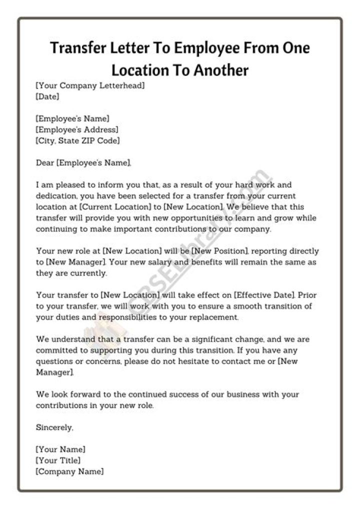 Can you transfer property from one company to another?