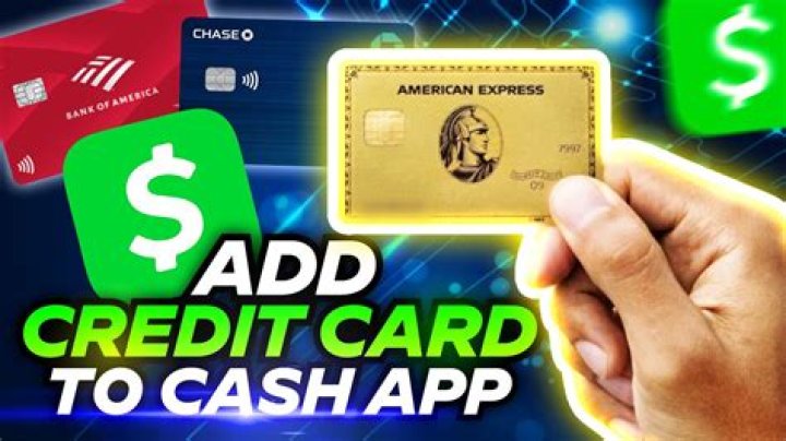 Can you use a credit card for Cash App?