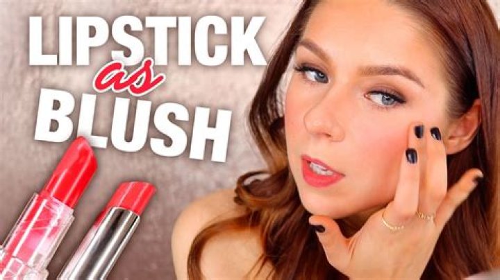 Can you use lipstick as blush?