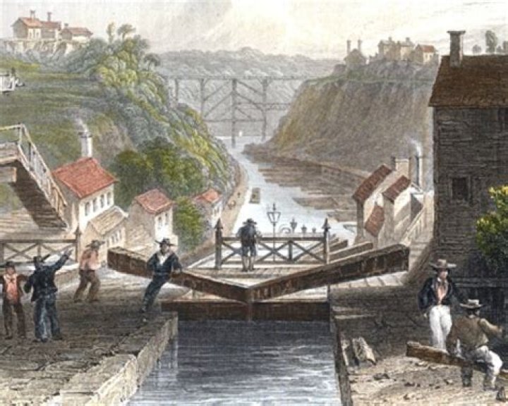 Did the Irish build the Erie Canal?