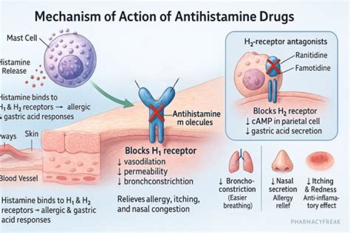 Do Antihistamines reduce anxiety?