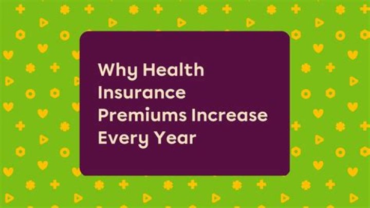 Do health insurance premiums change every year?