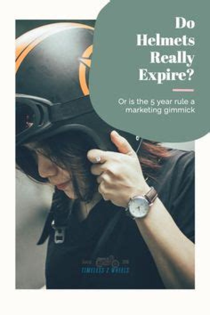 Do helmets really expire?